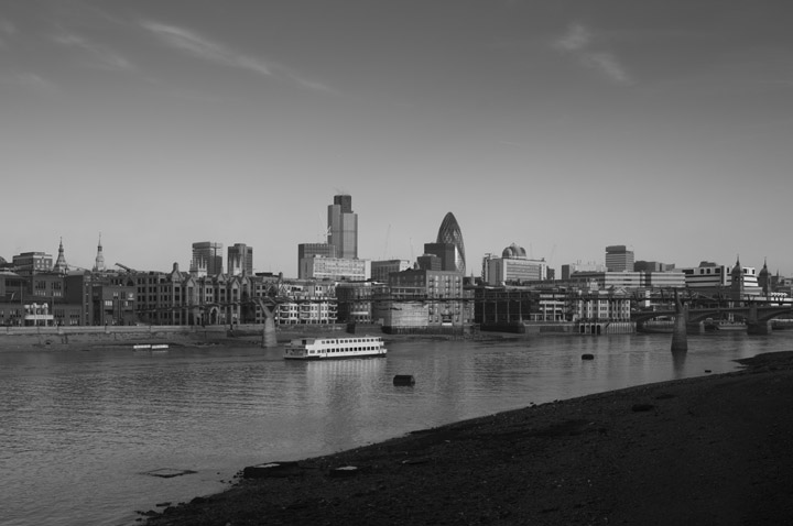 City of London Skyline in 2005