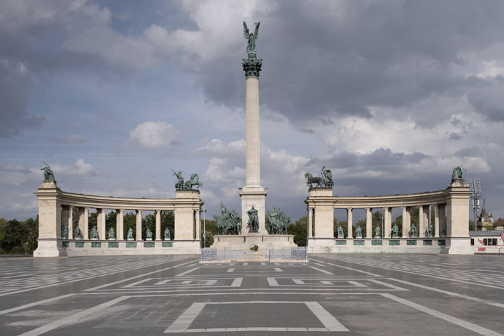 Photograph of Heroes Square Budapest