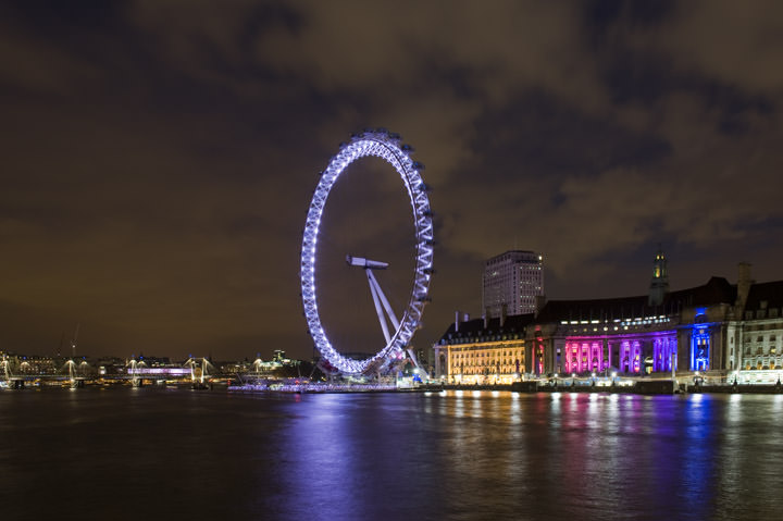 Photograph of London Eye 2 - Black and White London Photos