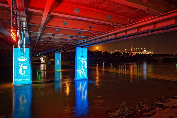 Under Swietokrzyski Bridge Warsaw 1