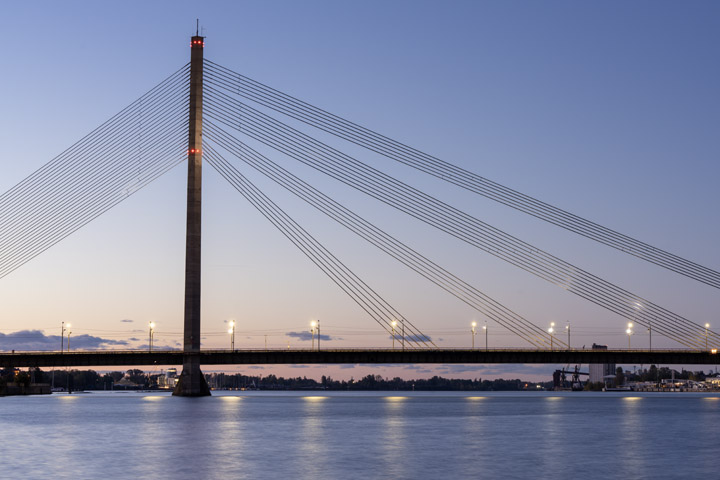 Photograph of Vansu Bridge Riga 3