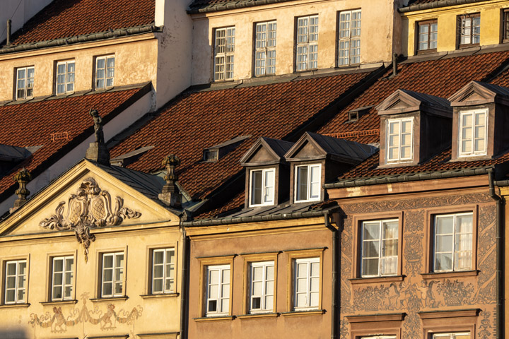 Warsaw Old Town Houses